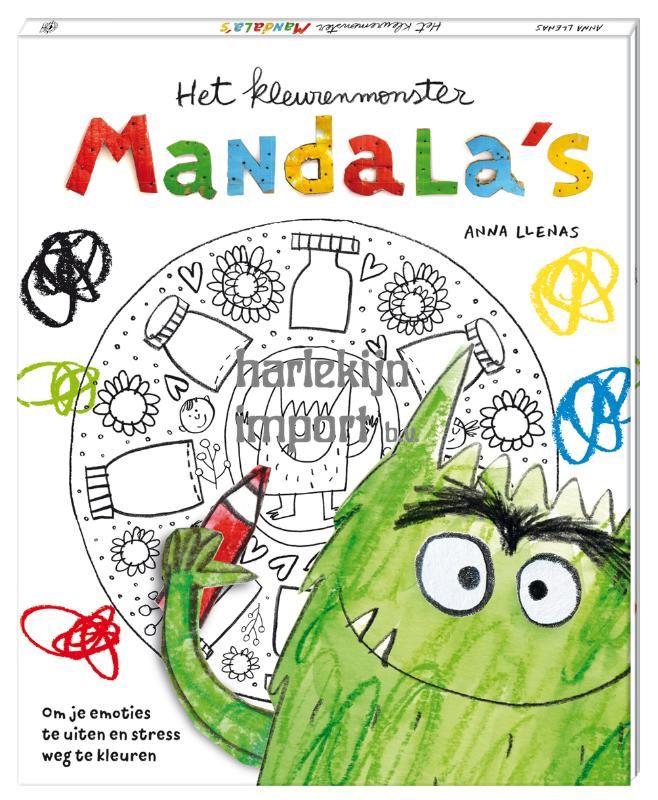 Het kleurenmonster: mandala's. 3+