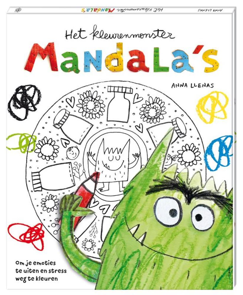 Het kleurenmonster: mandala's. 3+