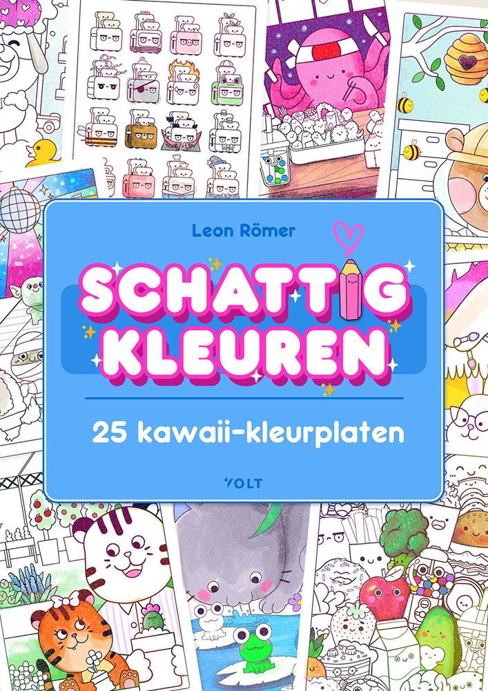 Kawaii: Schattig kleuren. 4+