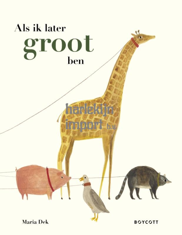 Prentenboek Als ik later groot ben 4+