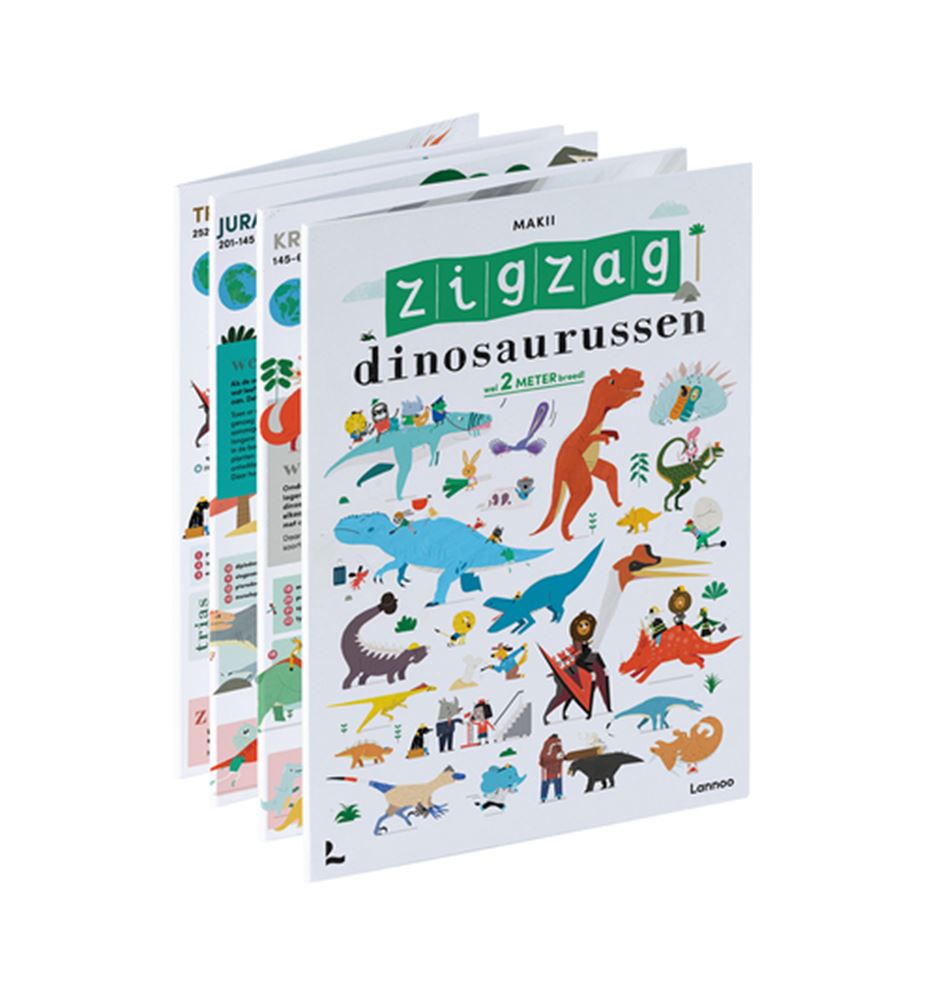 ZigZag- dinosaurussen kleine versie.