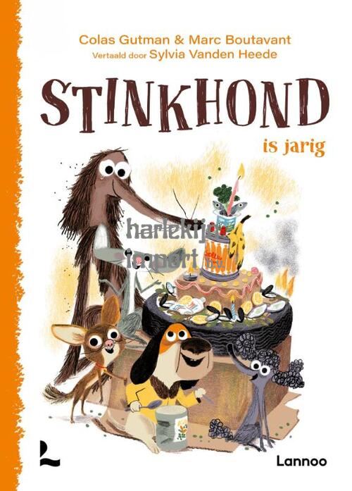 Stinkhond is jarig. 6+