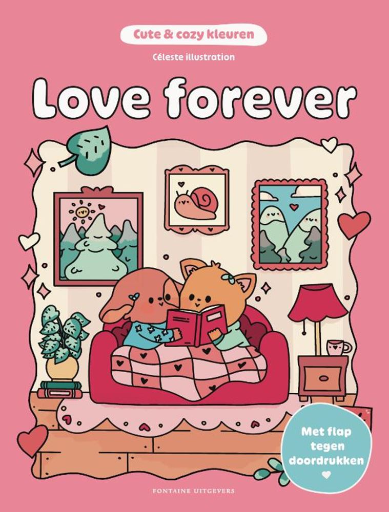 Cute & cozy kleuren - Love forever.