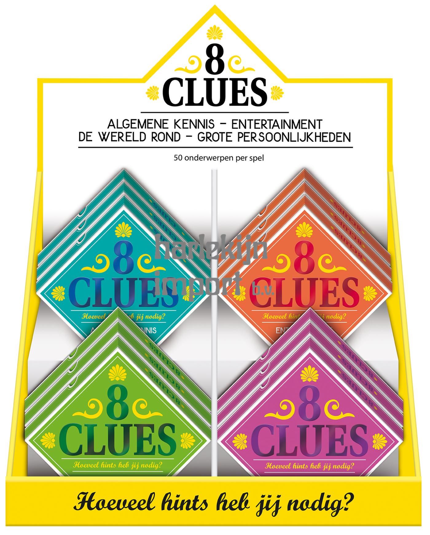 Display 8 clues - 4 x 3 ex. Volwassene