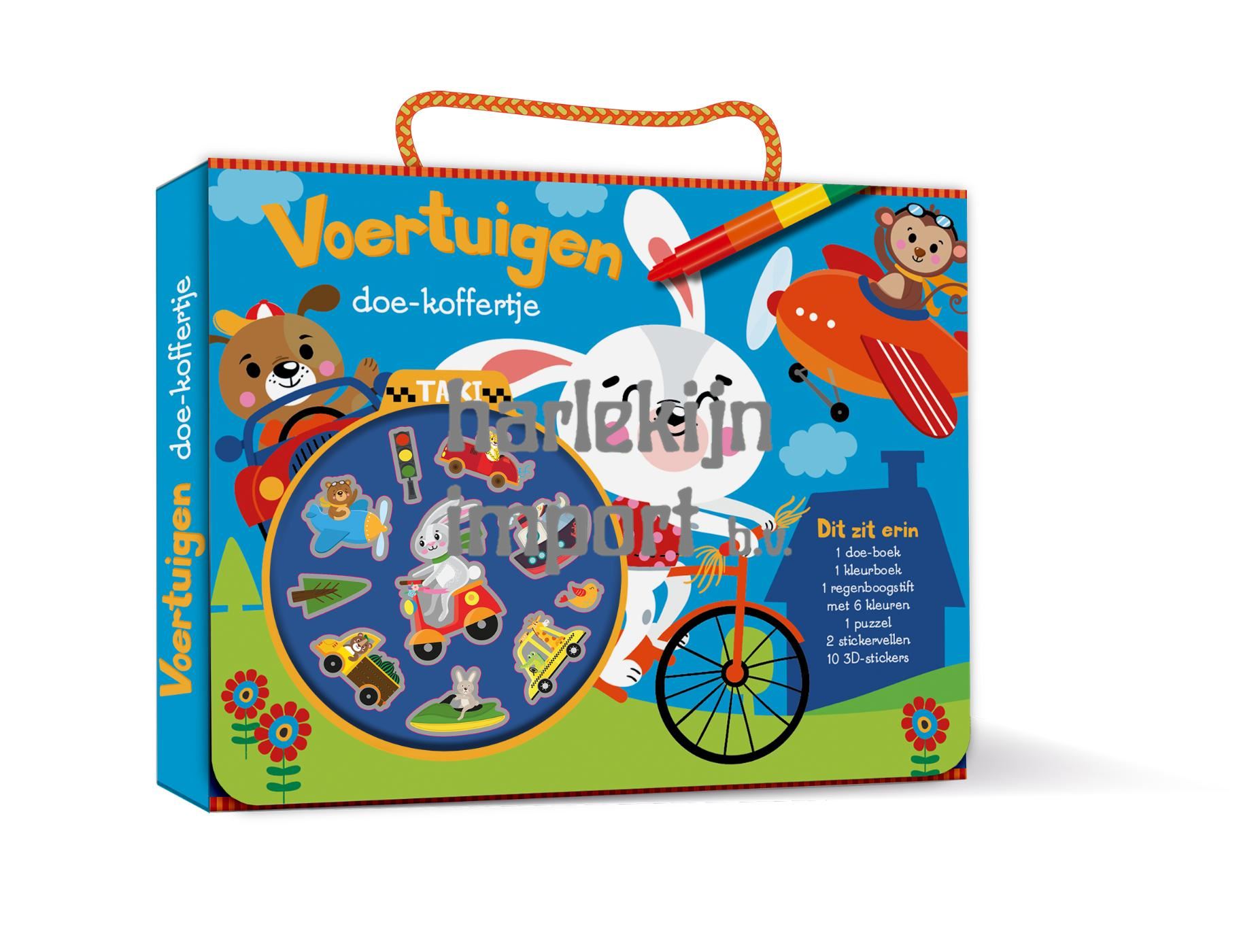 Doe-koffertje - Voertuigen 3+