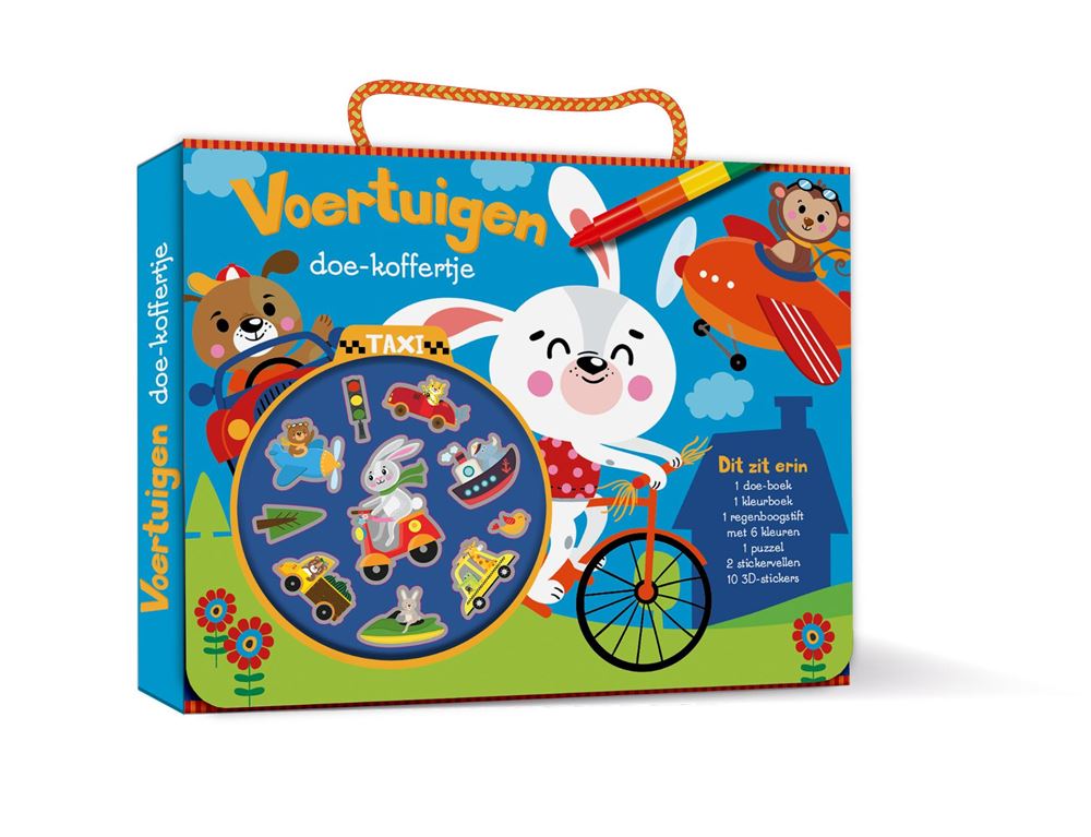 Doe-koffertje - Voertuigen 3+