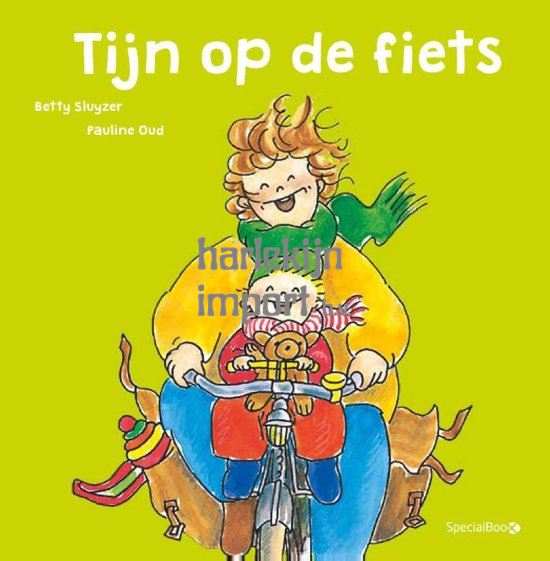 Tijn op de fiets