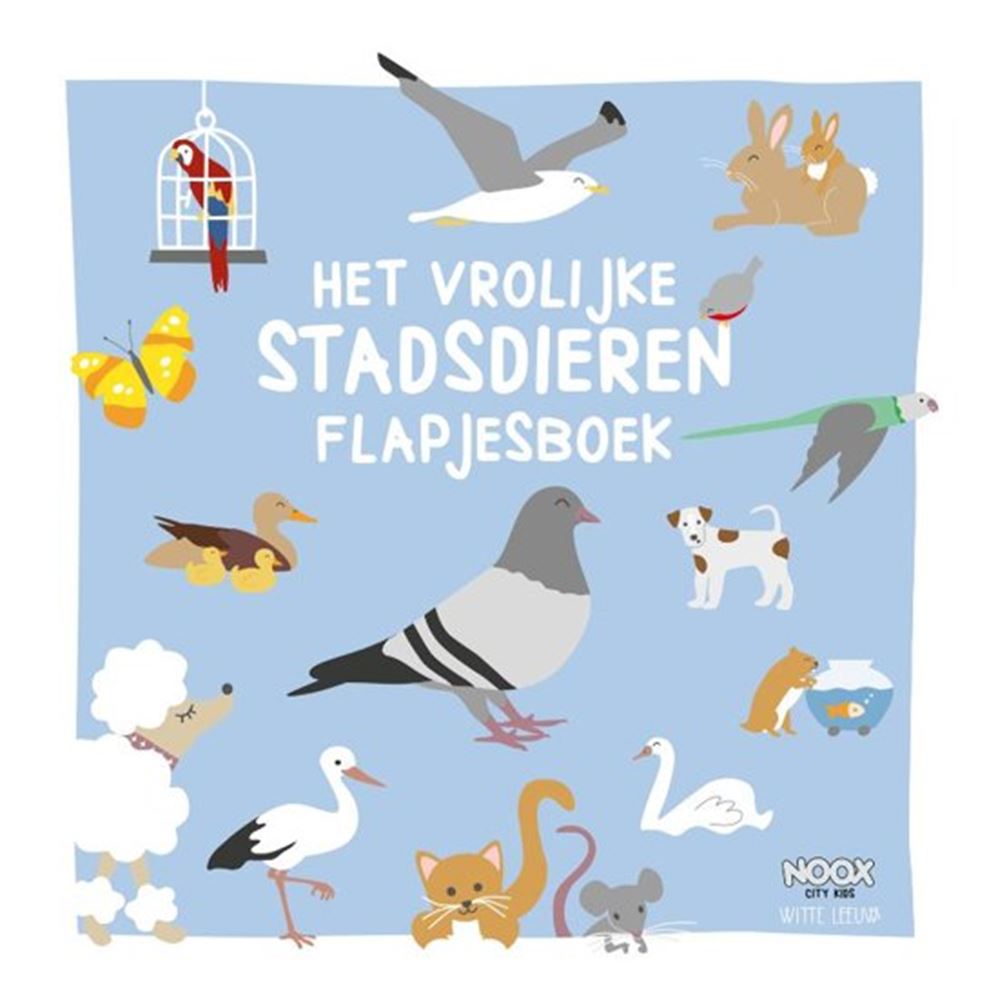 Flapjesboek: Het vrolijke stadsdieren.