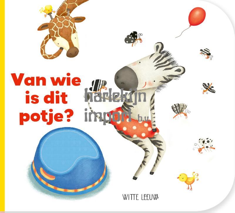 Kartonboek: Van wie is dit potje? 2+