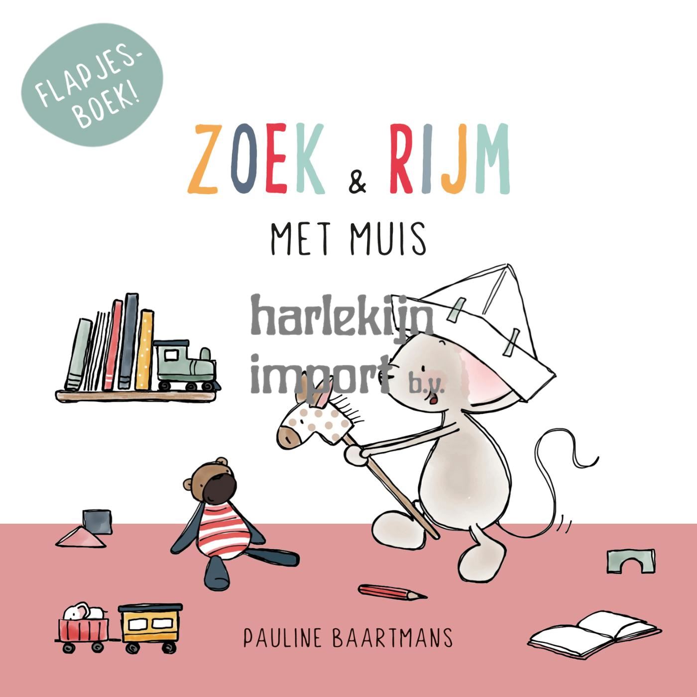 Kartonboek: Zoek en rijm met Muis 2+