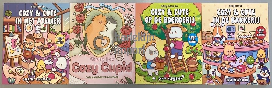 Brede collectie Cozy kleurboeken