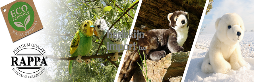 ECO FRIENDLY Knuffels Rappa Softtoys.