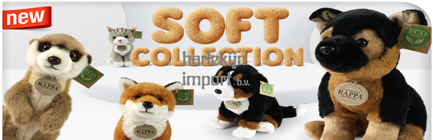 ECO FRIENDLY Knuffels Rappa Softtoys.