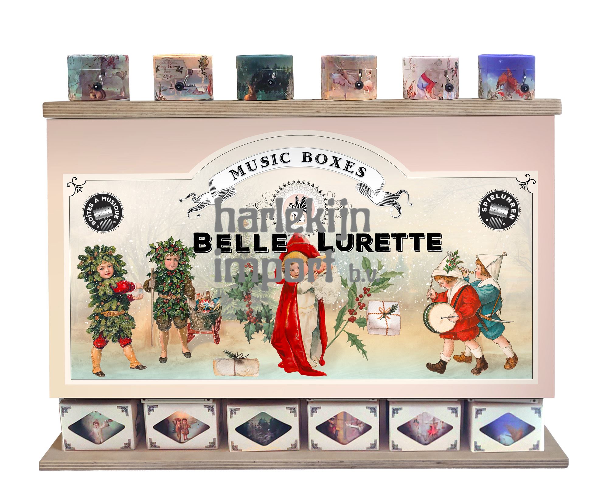 Muziekdozen van Belle Lurette.
