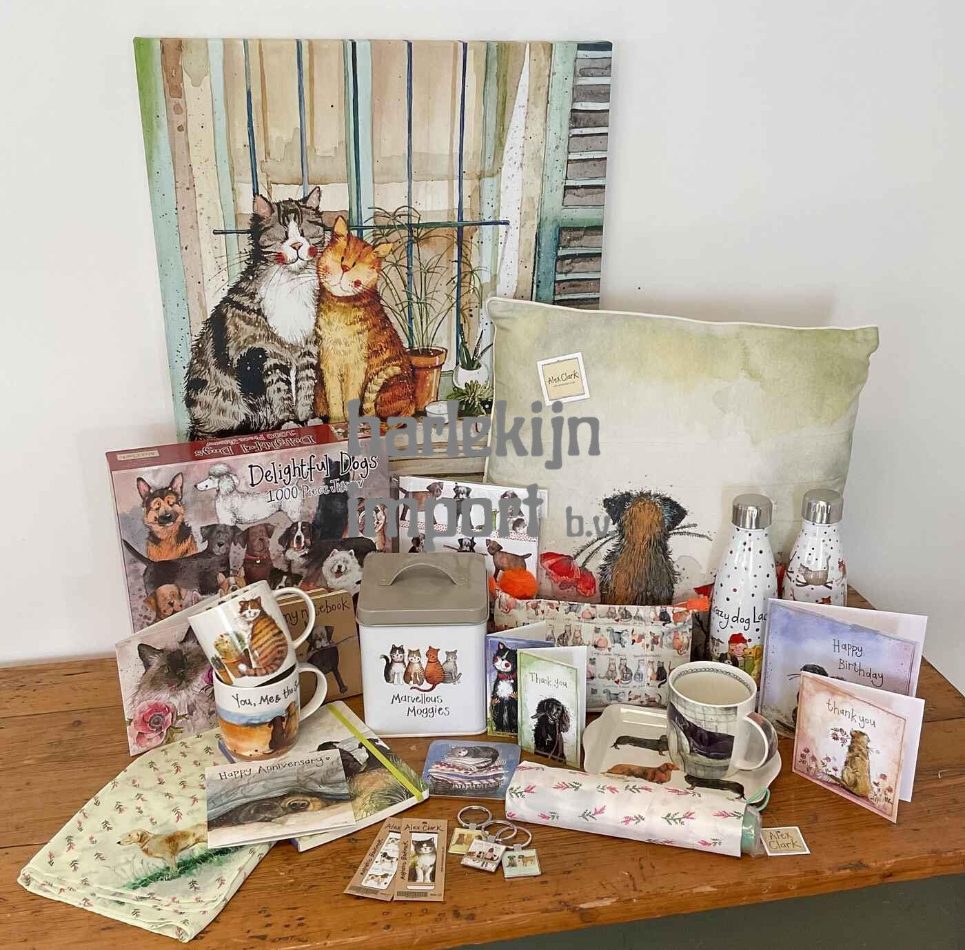 Alex Clark (Harlekijn Import B.V. heeft de agenturen voor Alex Clark producten.