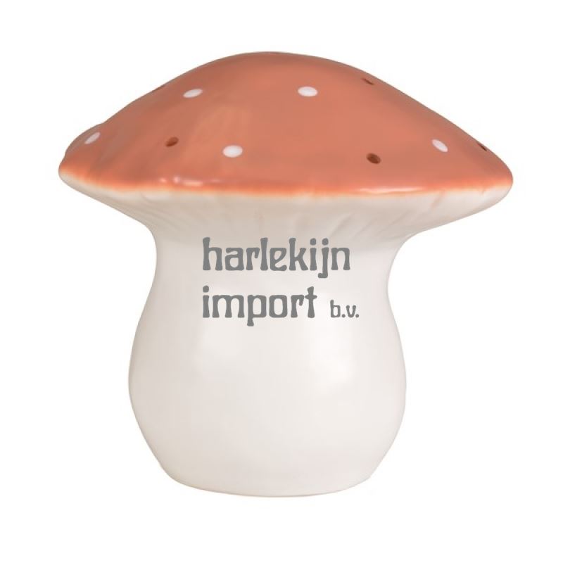 Heico lamp paddenstoel 26x20 cm Terra. Egmont Toys/Heico lampen Har