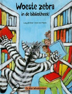 Woeste zebra in de bibliotheek! 3+